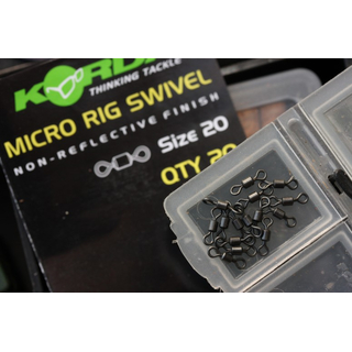 Korda Micro Rig Swivel - 20 pcs