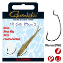 Gamakatsu Drop Shot Rig W-EWG Gr.1/0 Fluorocarbon 0,35 170cm