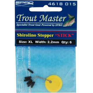 Spro Sbirolino Gummistopper OLIVE 10St.