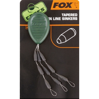 Fox Edges Hair Tapered Main Line Sinkers