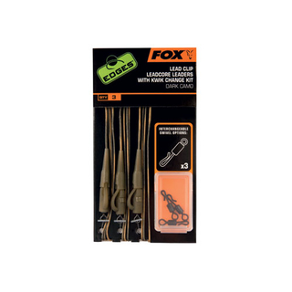 Fox Lead Clip Tubing Rigs with Kwik Change Kit