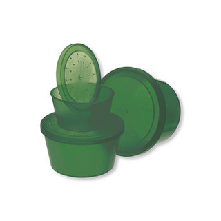 Köderbox grün/transparent mit Deckel 10cm