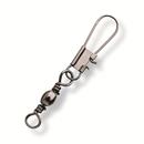 Spro schwarzer Tonnenwirbel mit Interlock Karabiner Gr.10