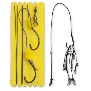 BlackCat Bouy and Boat Ghost Single Hook Rig 1,40m #6/0