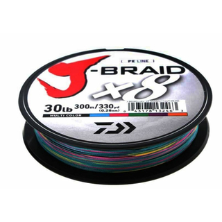 Daiwa J-Braid X8 300m multicolor