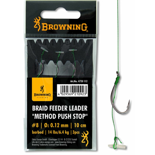 Browning Braid Feeder Leader Method Push stop