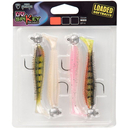 Fox Rage Ultra UV Spikey 9cm mixed colours loaded 4pcs.10g