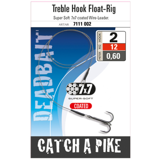 Jenzi Catch A Pike Float Rig Treble Hook 7x7 12kg 60cm
